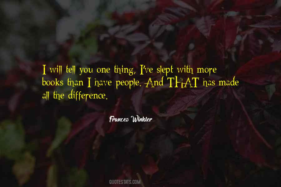 Frances Winkler Quotes #298961
