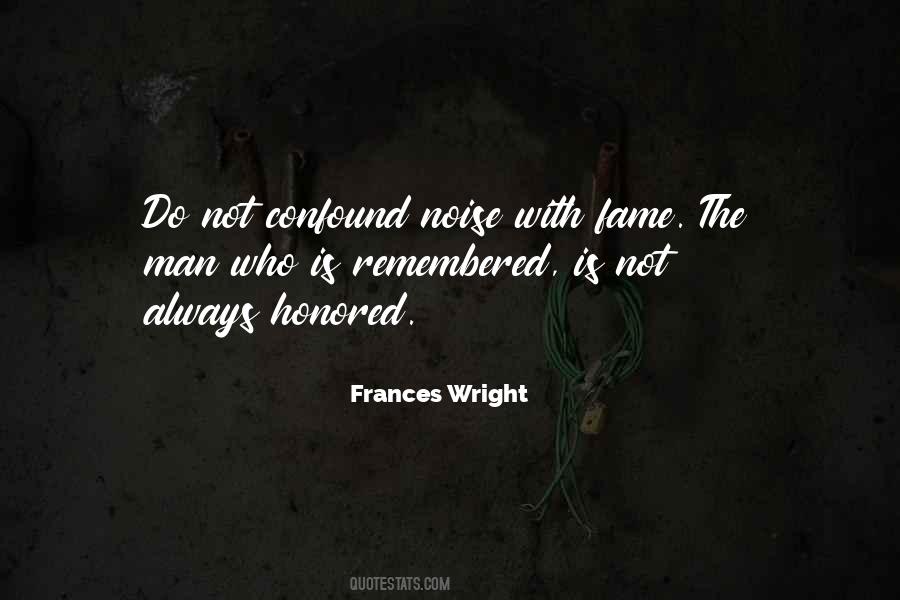 Frances Wright Quotes #1824301