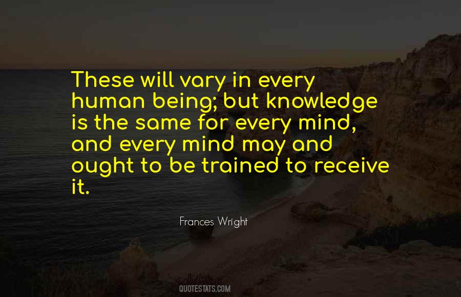 Frances Wright Quotes #1850394