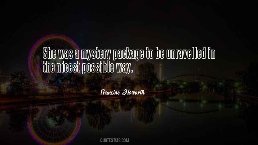 Francine Howarth Quotes #1339809