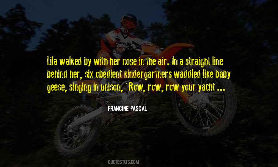 Francine Pascal Quotes #1614772