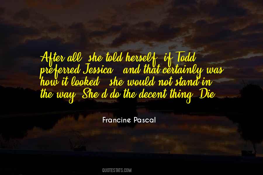 Francine Pascal Quotes #545850