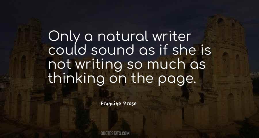 Francine Prose Quotes #1483788