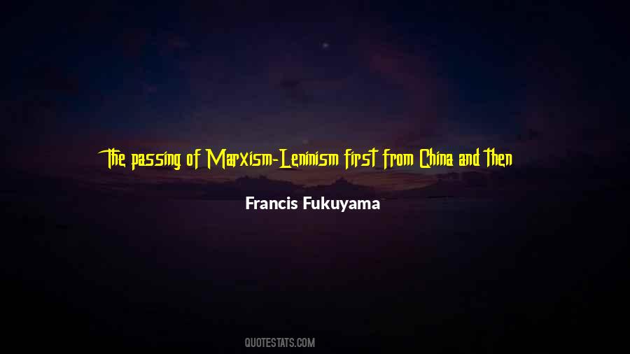 Francis Fukuyama Quotes #1508622