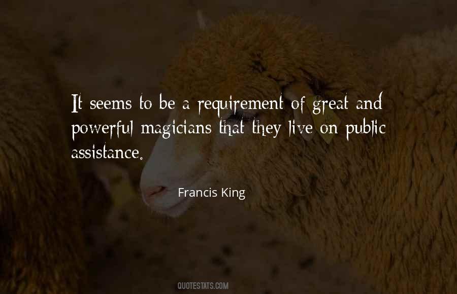 Francis King Quotes #398549