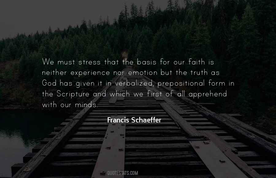 Francis Schaeffer Quotes #1028690