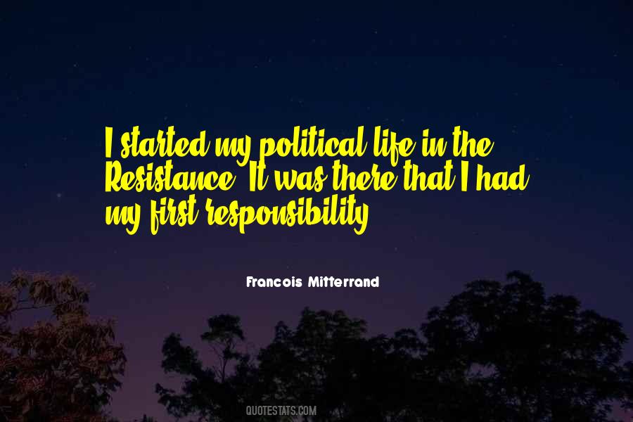 Francois Mitterrand Quotes #1598863