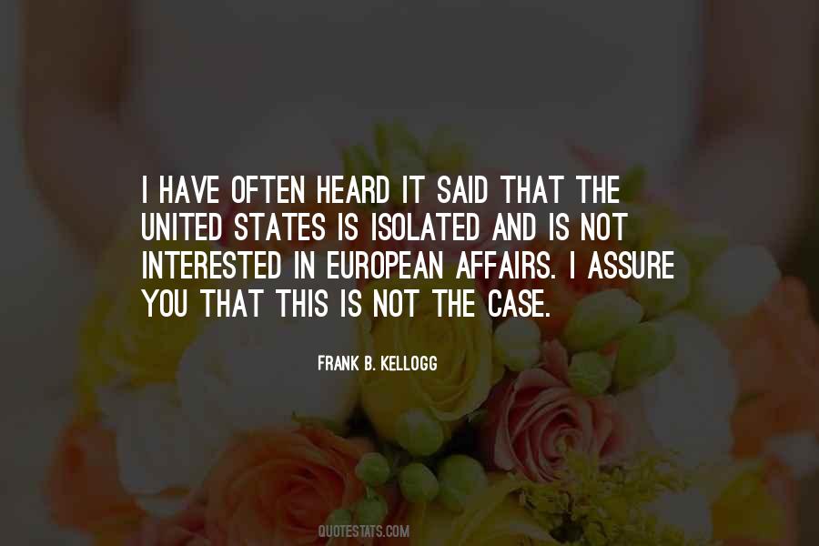 Frank B. Kellogg Quotes #291376