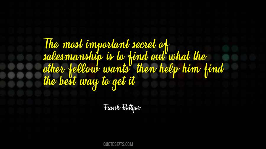 Frank Bettger Quotes #1295108