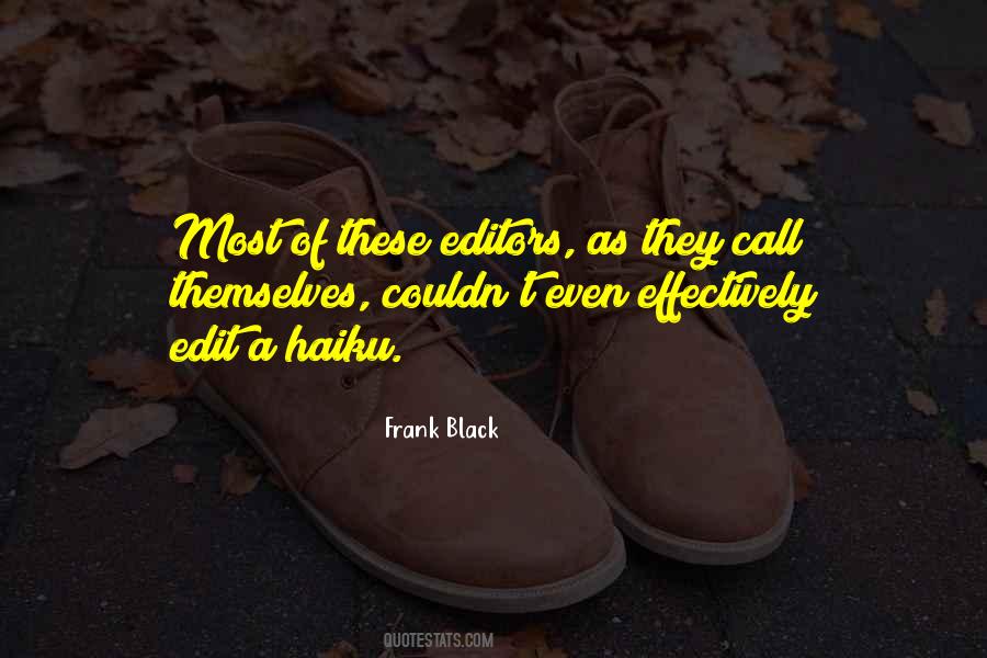 Frank Black Quotes #1633695