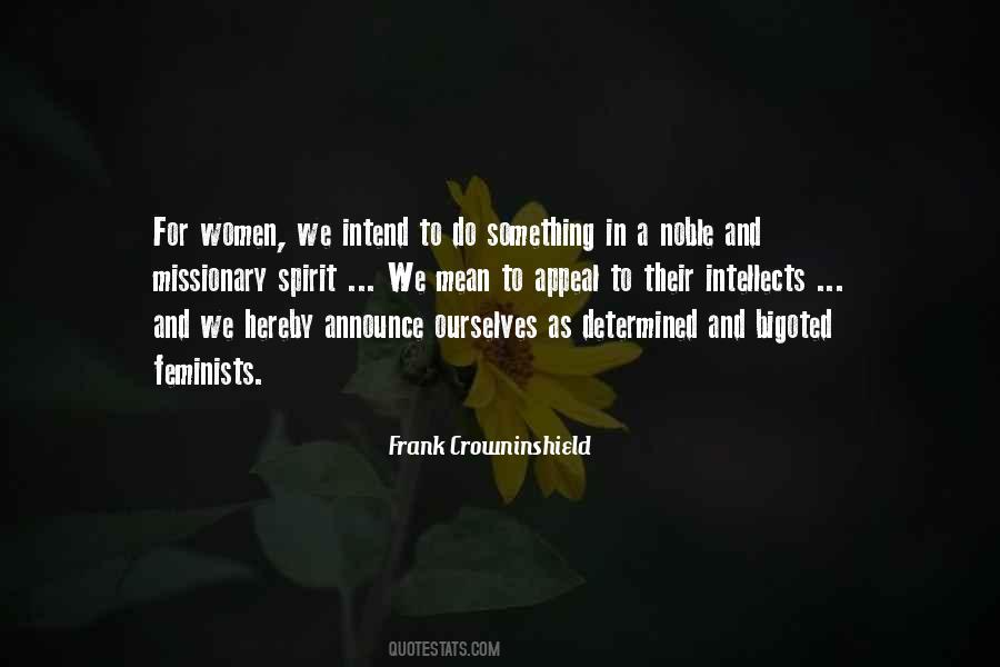 Frank Crowninshield Quotes #1765058
