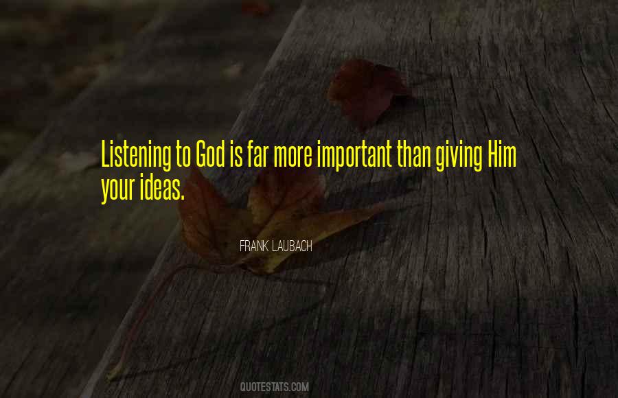 Frank Laubach Quotes #1615903