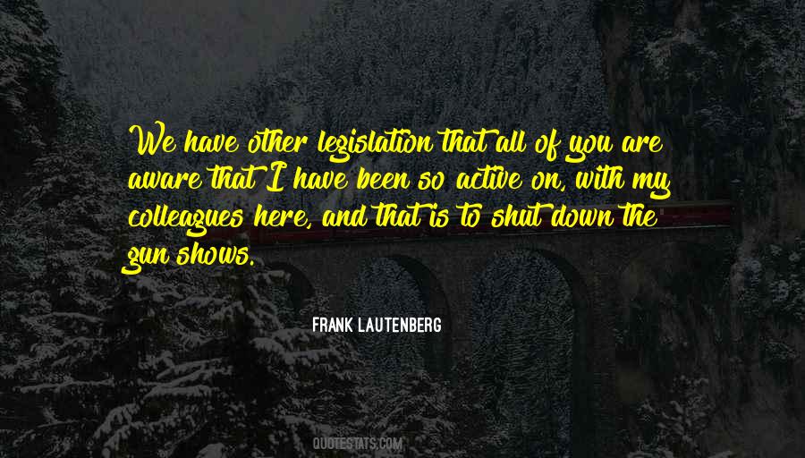 Frank Lautenberg Quotes #1078143