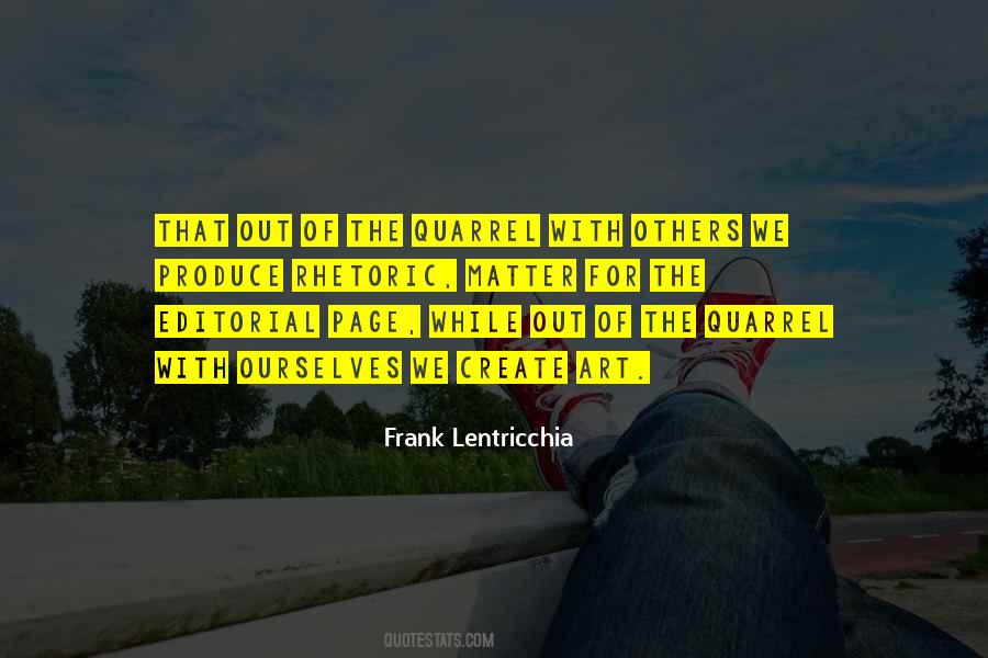 Frank Lentricchia Quotes #448988