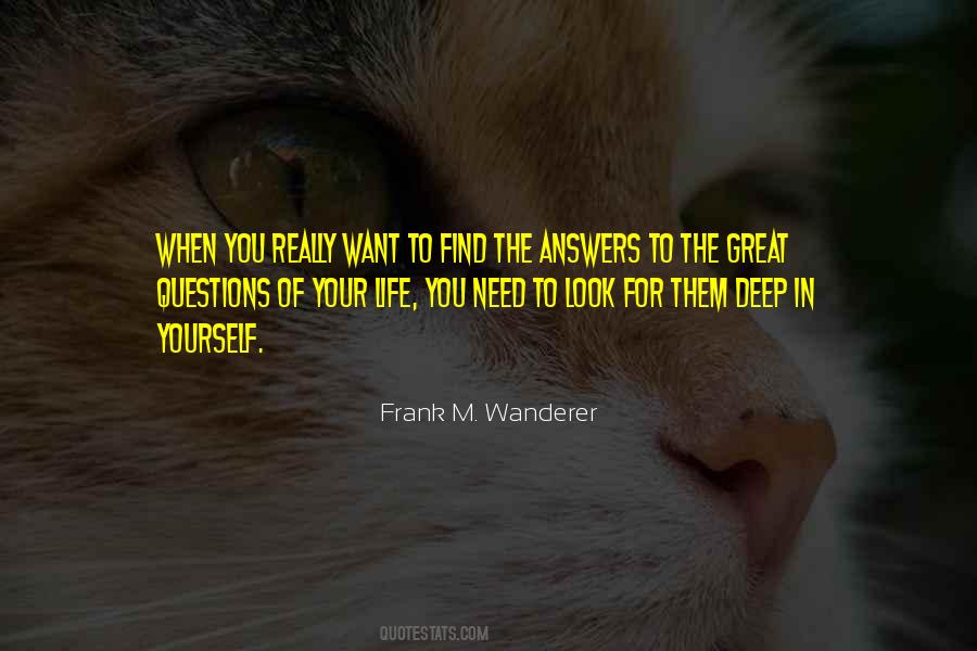 Frank M. Wanderer Quotes #310121