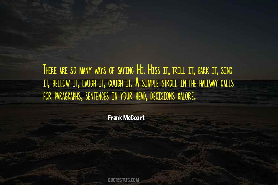 Frank McCourt Quotes #170368