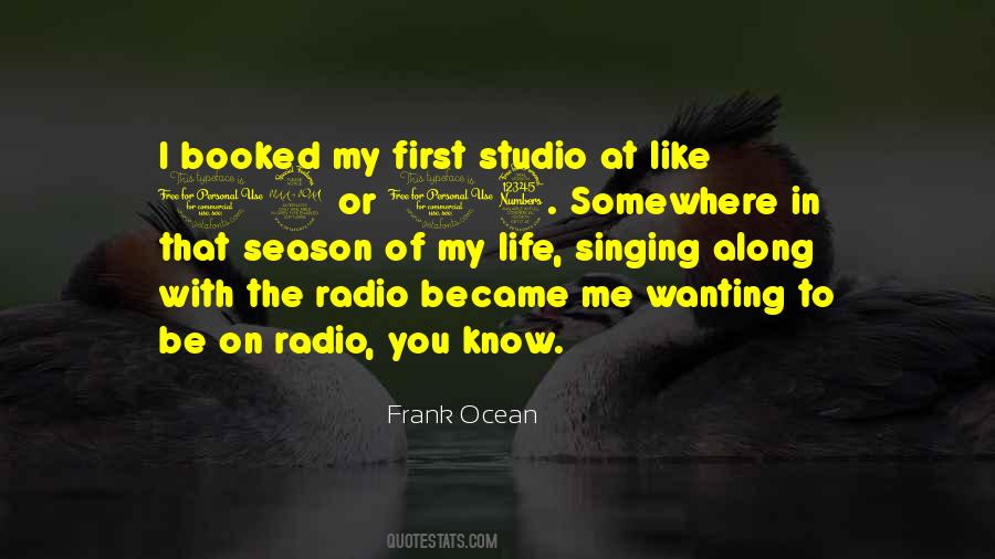 Frank Ocean Quotes #19502