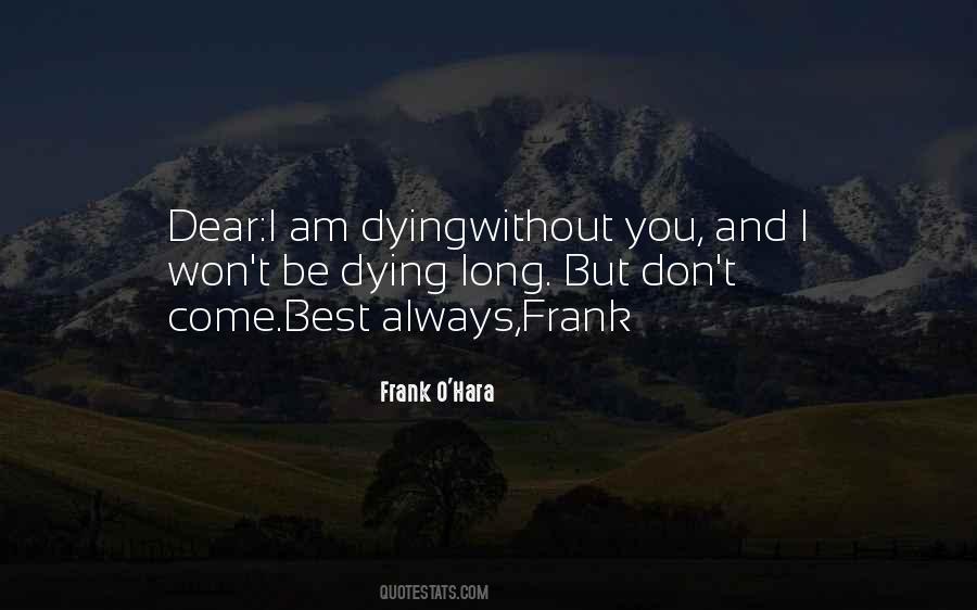 Frank O'Hara Quotes #32040