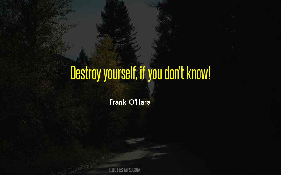 Frank O'Hara Quotes #638535