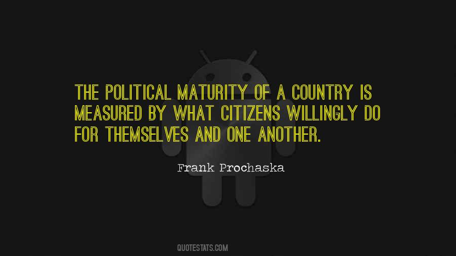 Frank Prochaska Quotes #825972