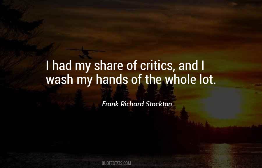 Frank Richard Stockton Quotes #1634545