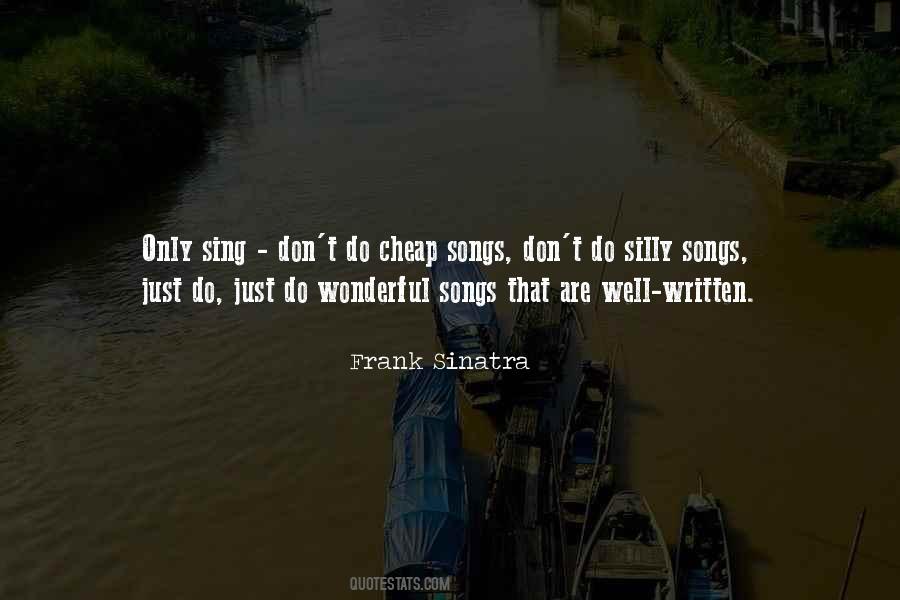 Frank Sinatra Quotes #339596