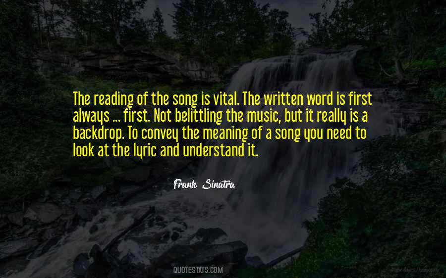 Frank Sinatra Quotes #488651