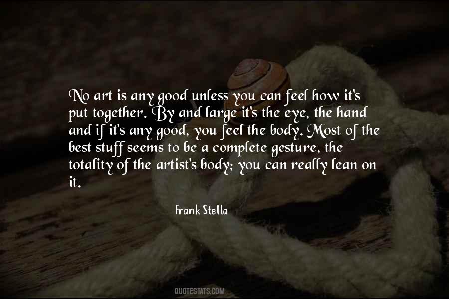 Frank Stella Quotes #138750