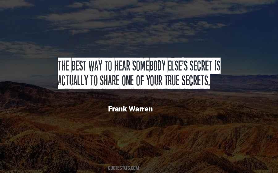 Frank Warren Quotes #1129381