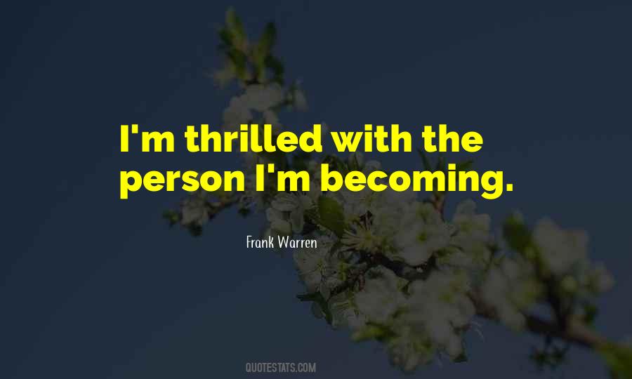 Frank Warren Quotes #1207772