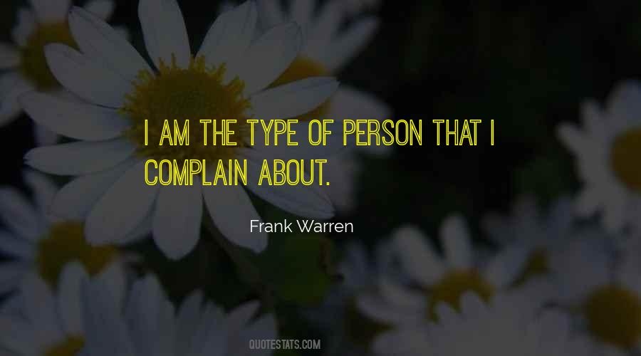 Frank Warren Quotes #1320774