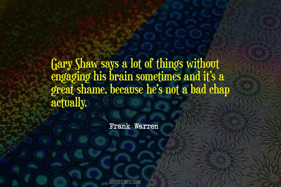 Frank Warren Quotes #1517862
