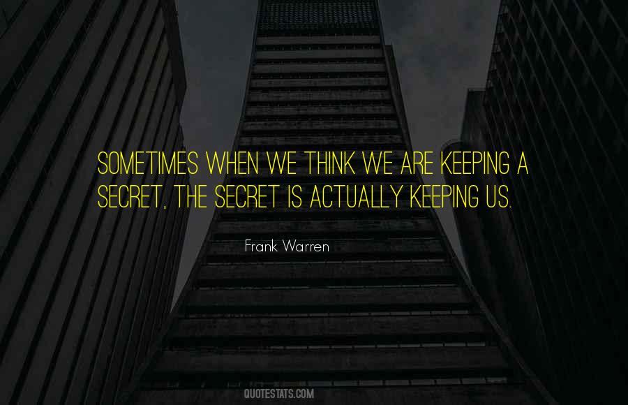 Frank Warren Quotes #491446