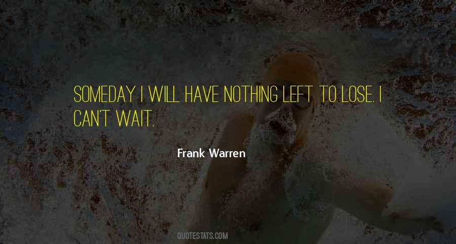 Frank Warren Quotes #50222