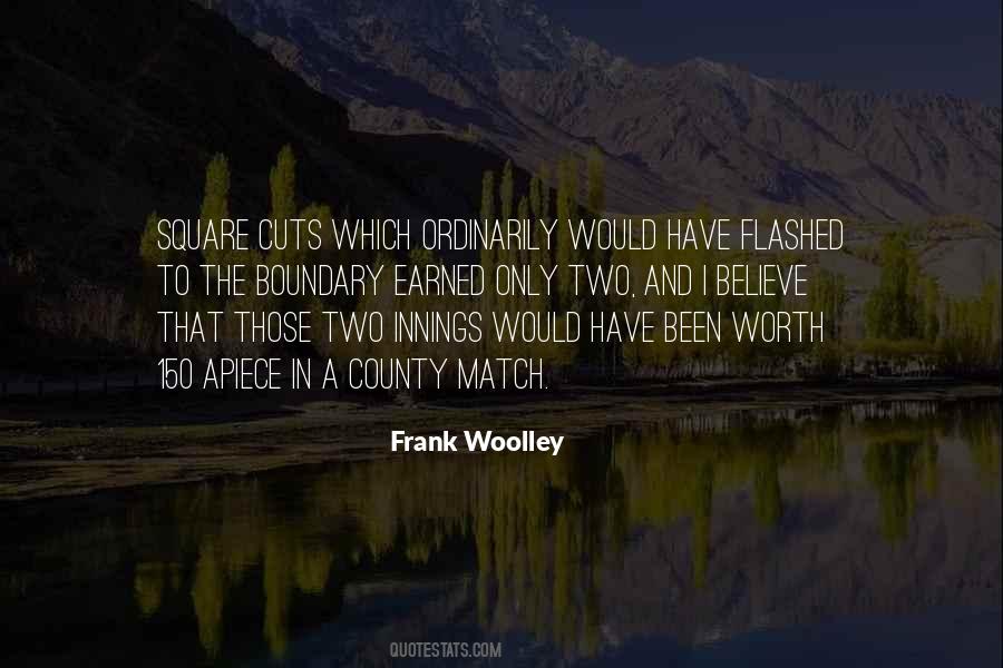 Frank Woolley Quotes #1016253