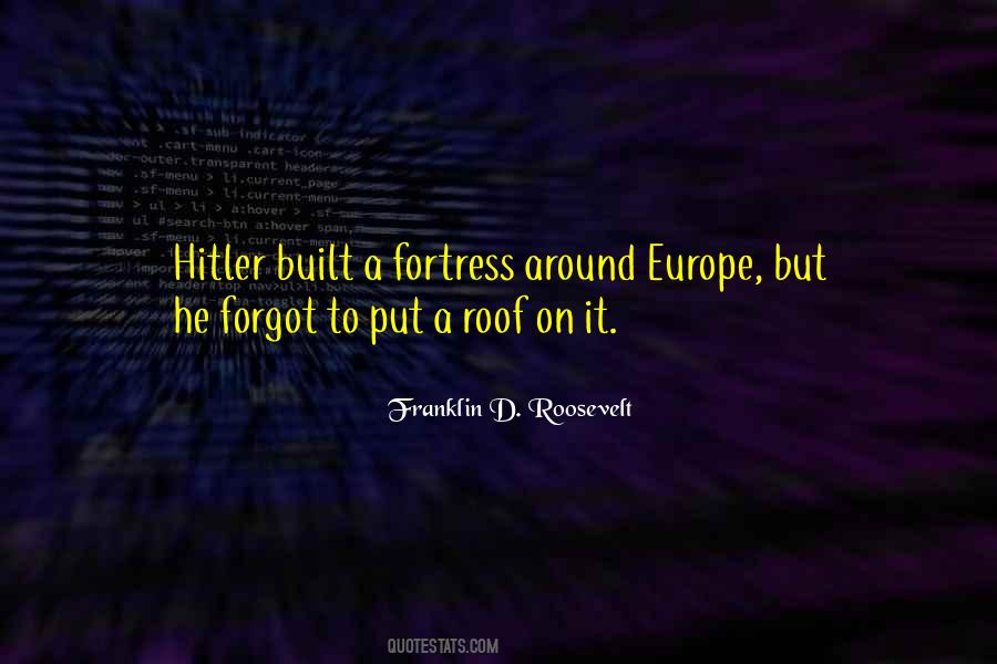Franklin D. Roosevelt Quotes #364509