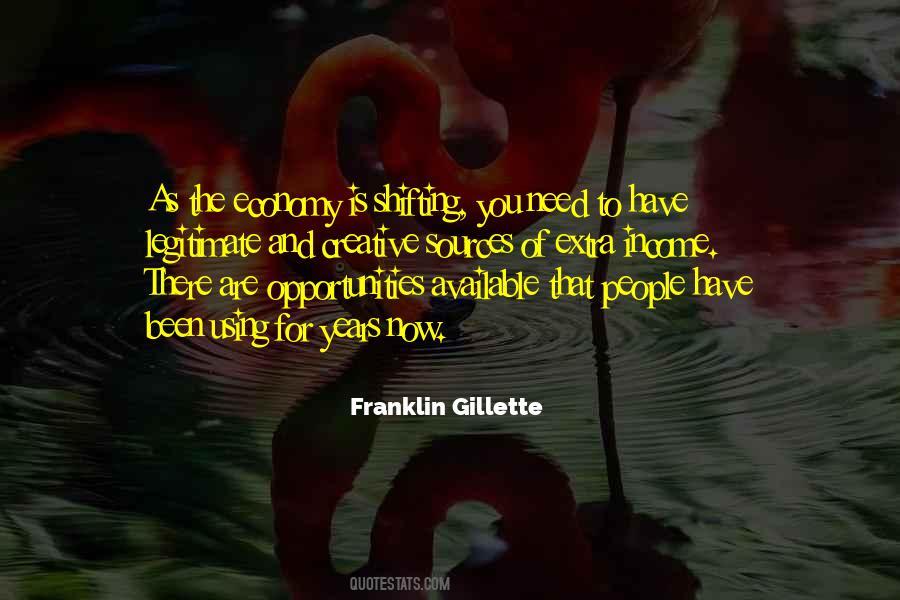 Franklin Gillette Quotes #1705729