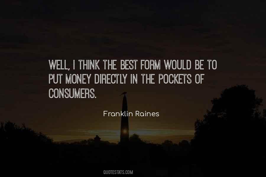 Franklin Raines Quotes #1364024
