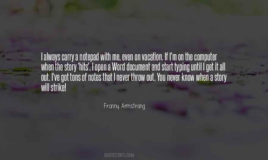 Franny Armstrong Quotes #686285