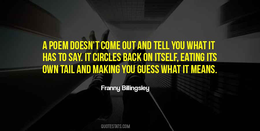 Franny Billingsley Quotes #102911