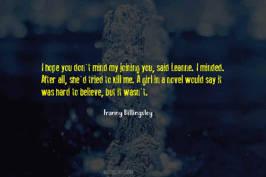 Franny Billingsley Quotes #648257