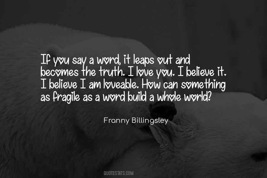 Franny Billingsley Quotes #922574