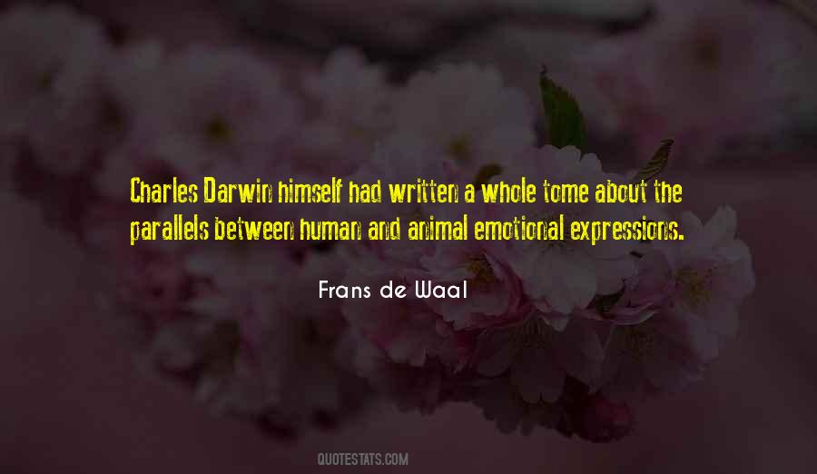 Frans De Waal Quotes #1037695