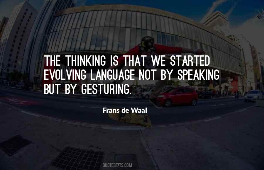 Frans De Waal Quotes #1554124