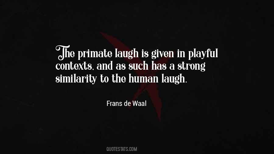 Frans De Waal Quotes #561478