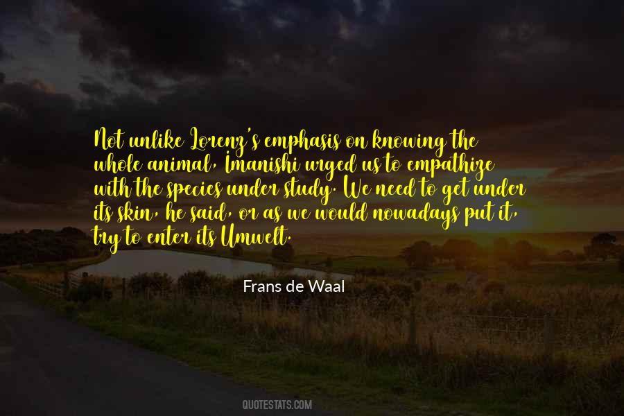 Frans De Waal Quotes #751053