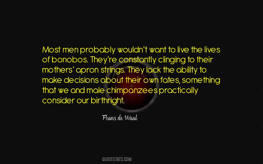 Frans De Waal Quotes #949669