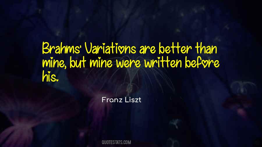 Franz Liszt Quotes #578584