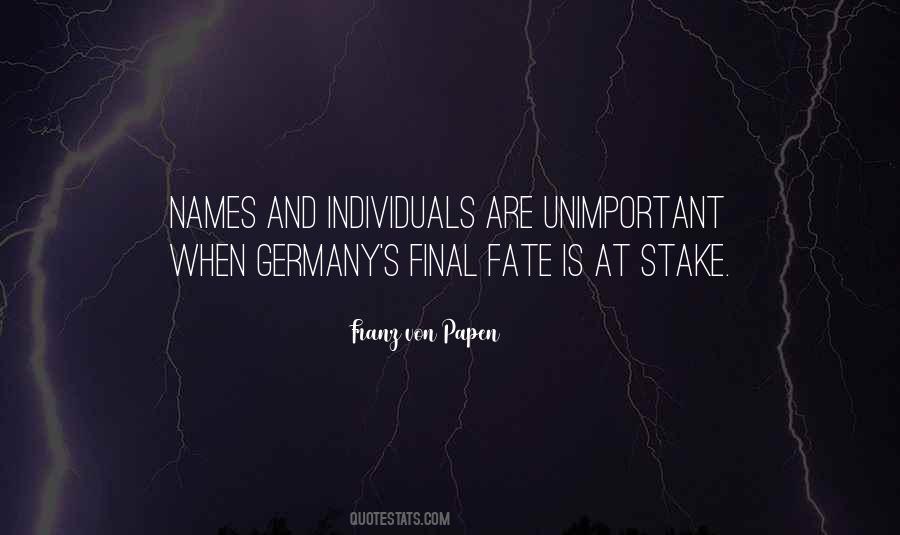 Franz Von Papen Quotes #1645884