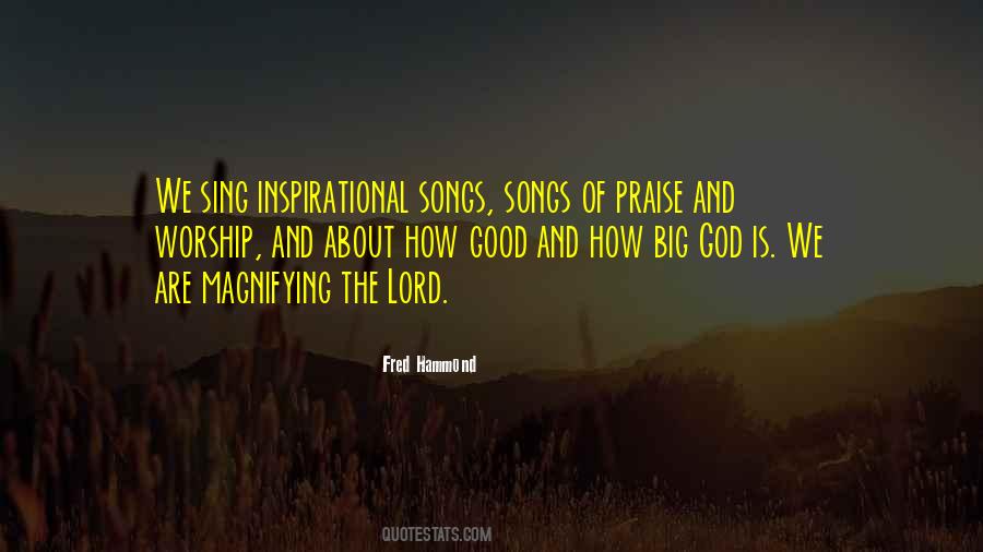 Fred Hammond Quotes #597620